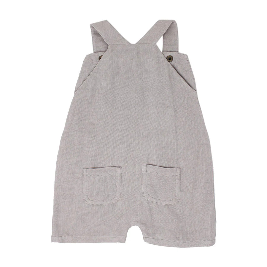 Organic Muslin Overall In Cloud-OVERALLS & ROMPERS-L'ovedbaby-Joannas Cuties
