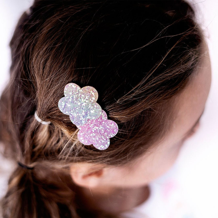 Pastel Flower Hair Clip- Spring Kids Hair Clip-Sweet Wink-Joanna's Cuties