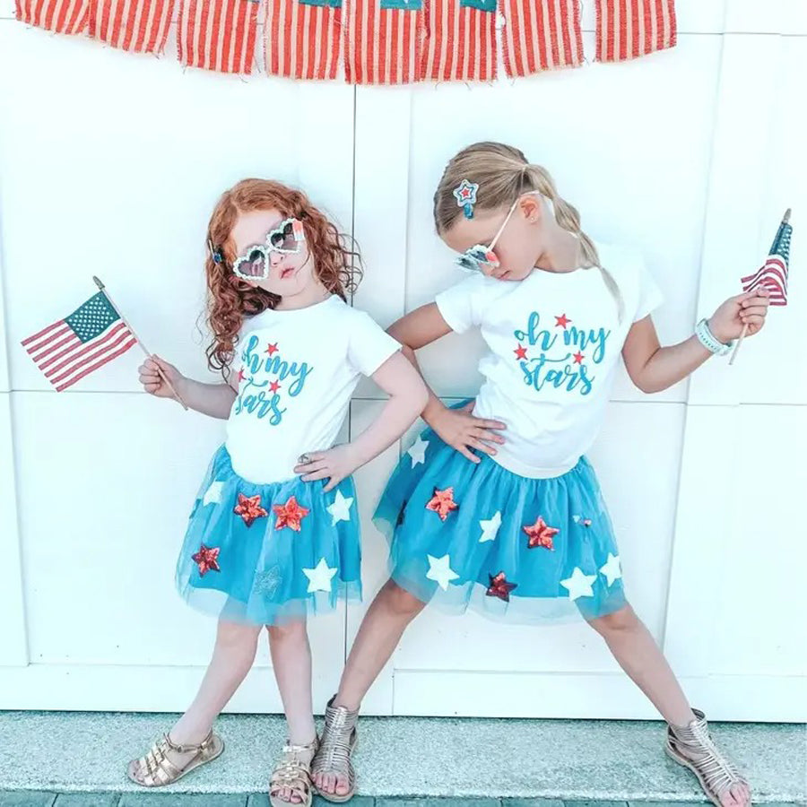 Patriotic Star Tutu - Dress Up Skirt - Kids 4th of July Tutu Patriotic Star Tutu - Dress Up Skirt - Kids 4th of July Tutu