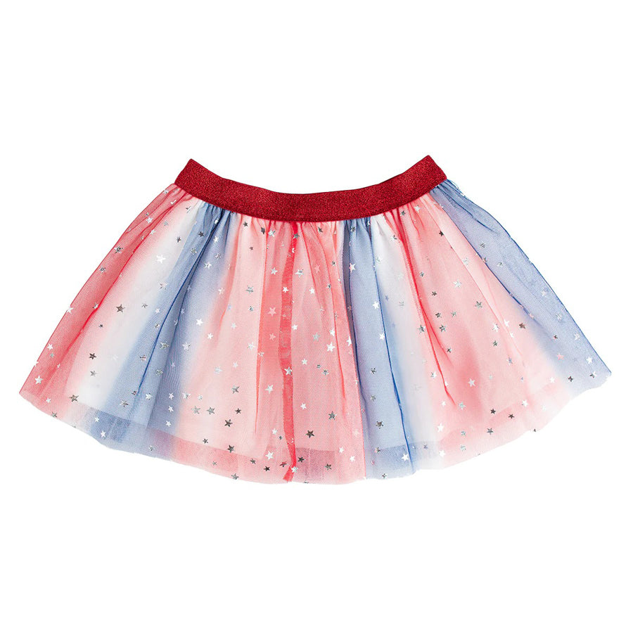 Patriotic Tie Dye Tutu-DRESSES & SKIRTS-Sweet Wink-Joannas Cuties