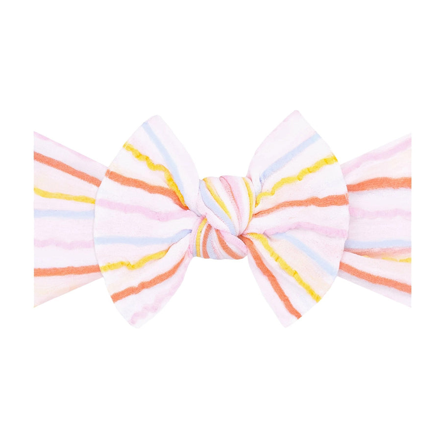 Patterned Knot - Citrus Stripe-HEADBANDS-Baby Bling-Joannas Cuties