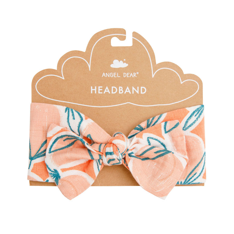 Peachy Headband Cantaloupe-Angel Dear-Joanna's Cuties