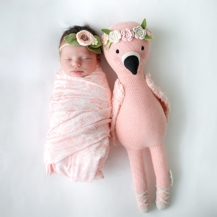 Penelope The Flamingo-SOFT TOYS-Cuddle + Kind-Joannas Cuties