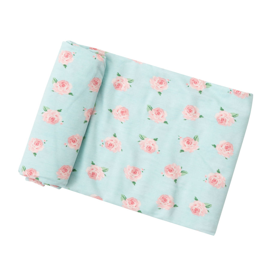 Petite Rose Swaddle Blanket 45"x 45"-Angel Dear-Joanna's Cuties