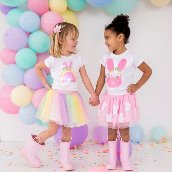 Pink Bunny Tutu-DRESSES & SKIRTS-Sweet Wink-Joannas Cuties