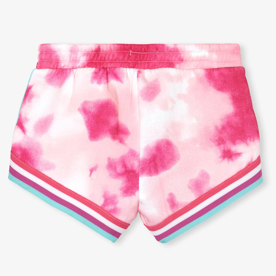 Pink French Terry Jogging Shorts-Hatley-Joanna's Cuties