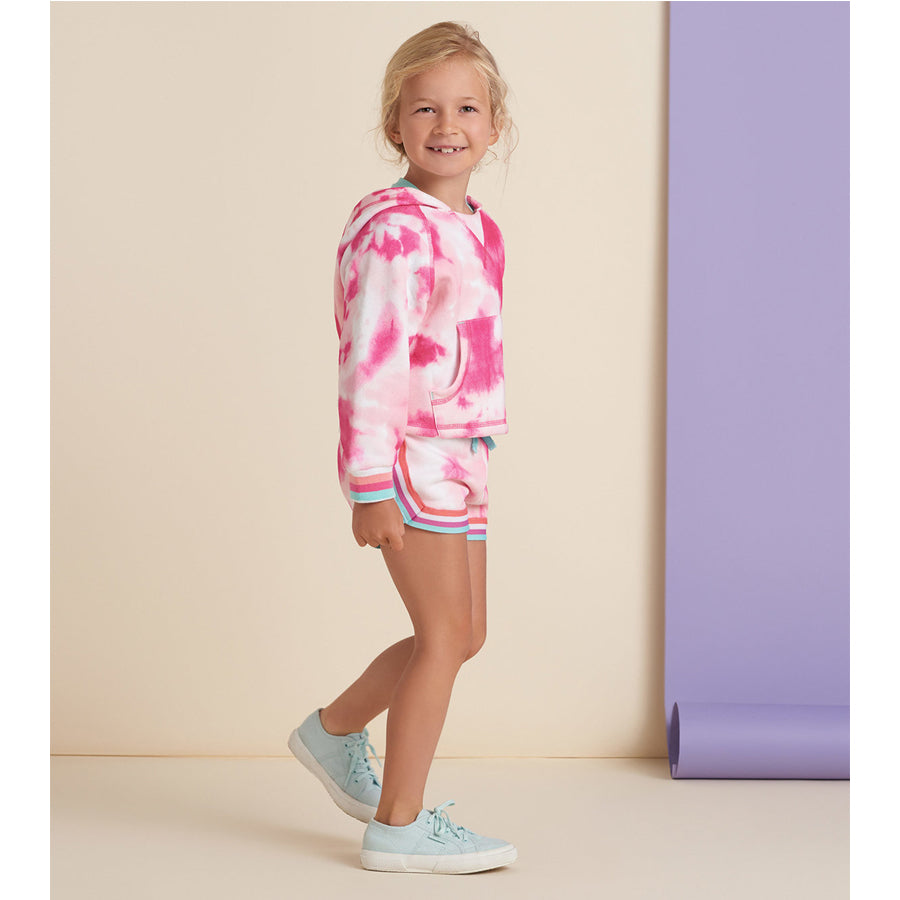 Pink French Terry Jogging Shorts-Hatley-Joanna's Cuties
