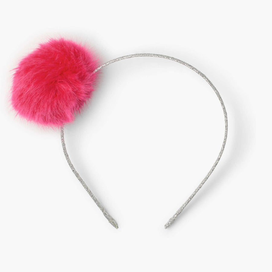Pink Pom Pom Headband-Hatley-Joanna's Cuties