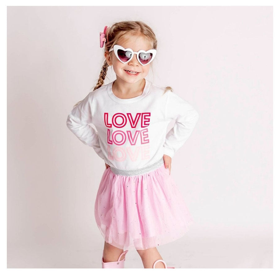 Pink Sprinkle Kids Valentine's Day Tutu-DRESSES & SKIRTS-Sweet Wink-Joannas Cuties