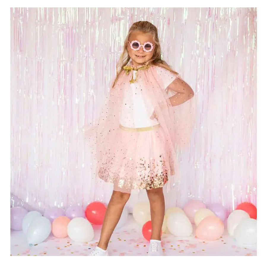 Pink Star Princess Cape-PLAY-Sweet Wink-Joannas Cuties