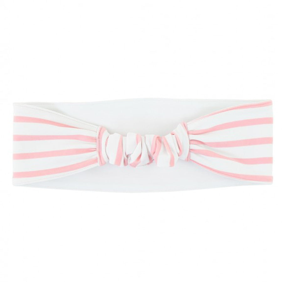 Pink Stripe Swimwear Headband-Ruffle Butts-Joanna's Cuties