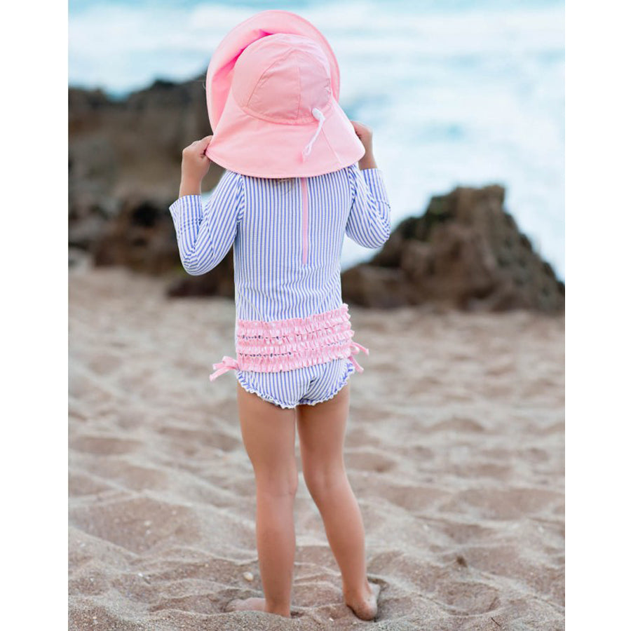 Pink Sun Protective Hat-Ruffle Butts-Joanna's Cuties