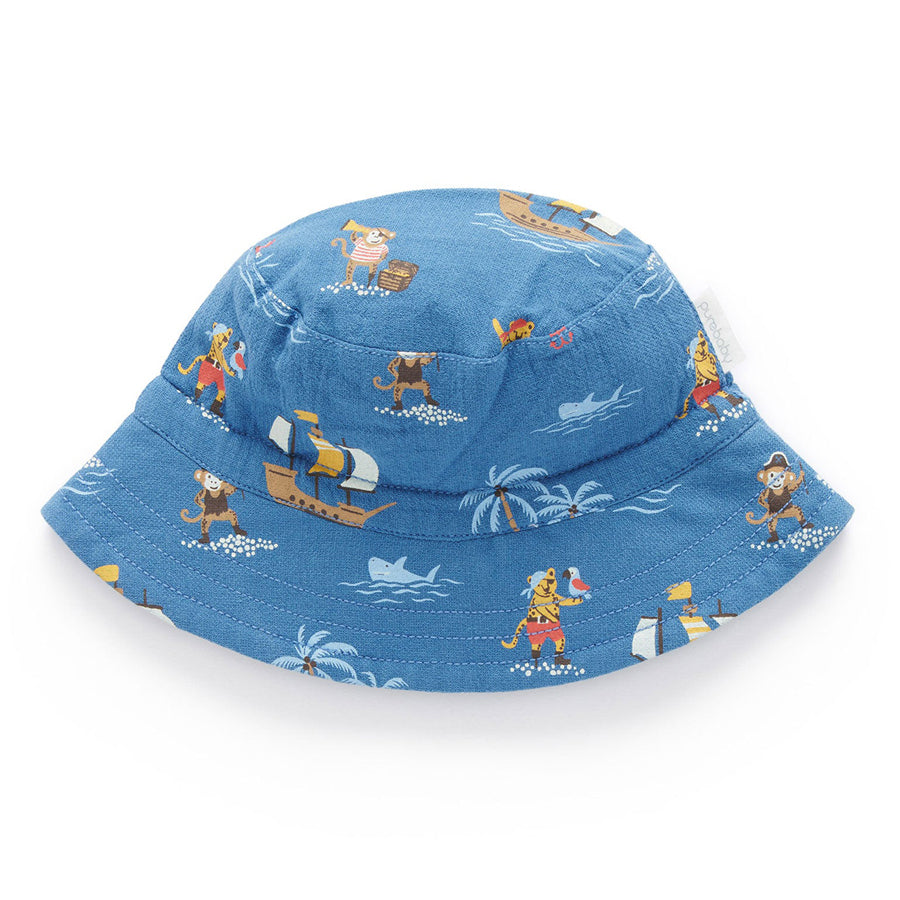 Pirate Bucket Hat-SUN HATS-Purebaby-Joannas Cuties