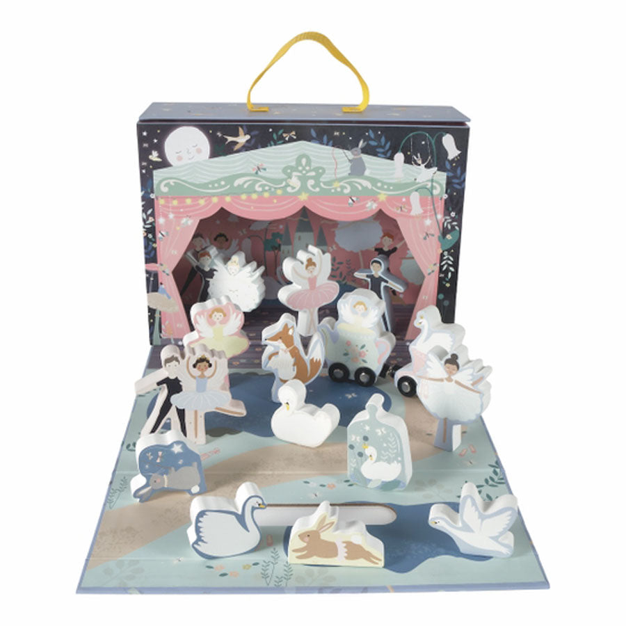 Play Box With Wooden Pieces - Enchanted-Floss & Rock-Joanna's Cuties