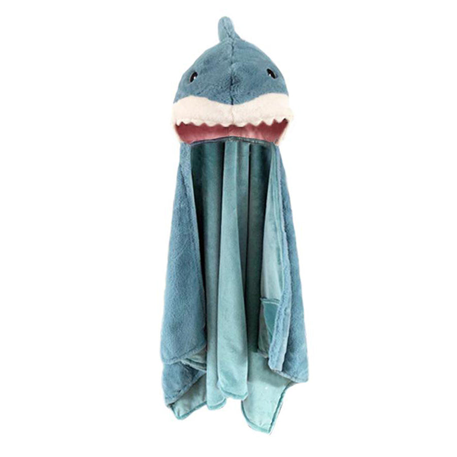 'Seaborn' Plush Shark Hooded Blanket-Mon Ami-Joanna's Cuties