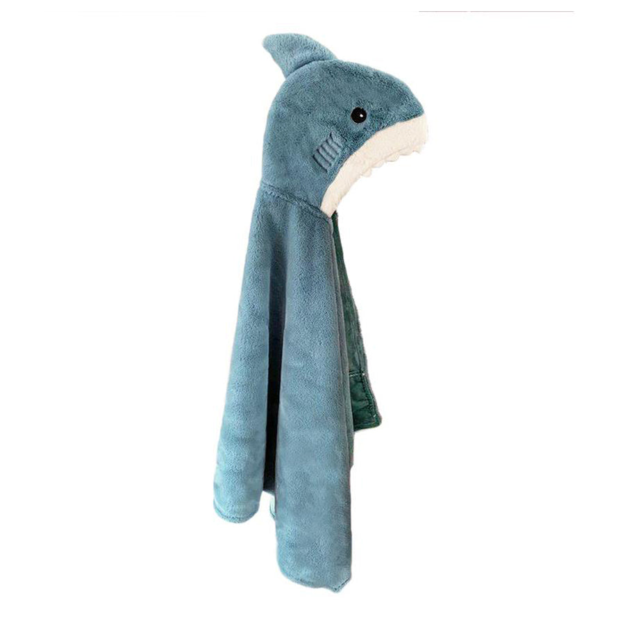 'Seaborn' Plush Shark Hooded Blanket-Mon Ami-Joanna's Cuties