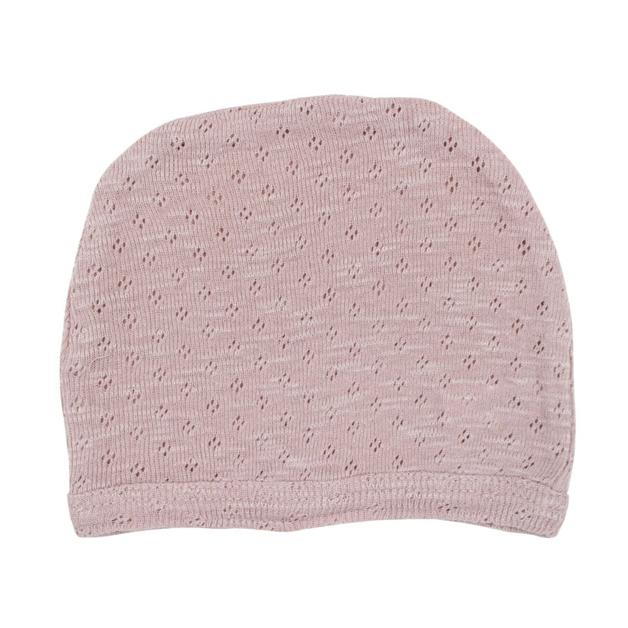 Pointelle Hat in Thistle-L'ovedbaby-Joanna's Cuties