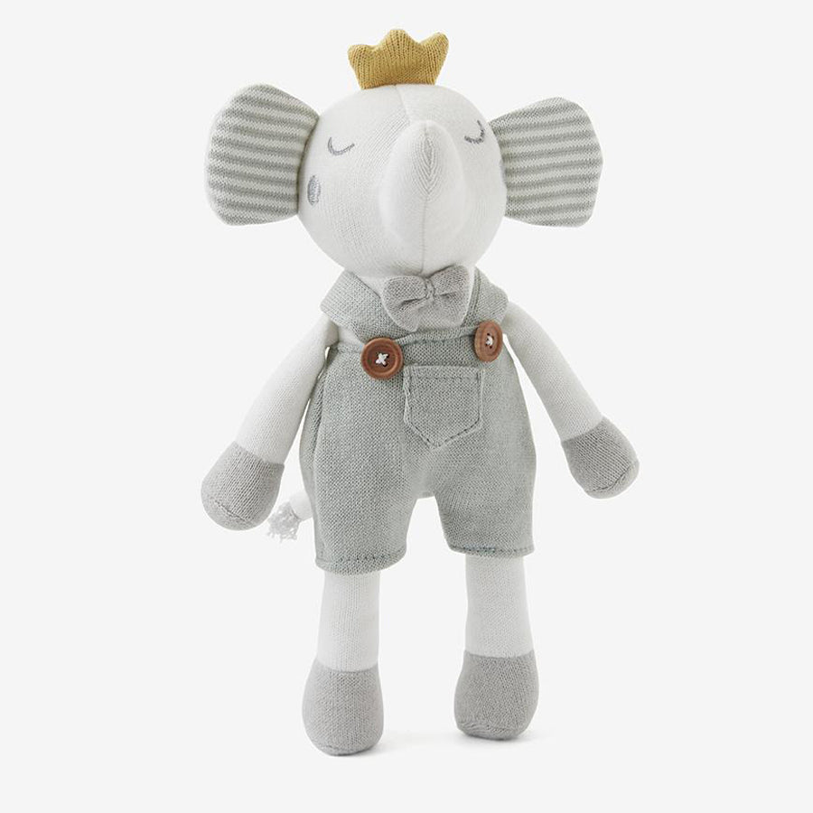 Prince Elephant Baby Knit Toy With Gift Box-Elegant Baby-Joanna's Cuties