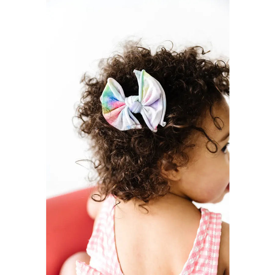 Printed Baby Fab Clips: Bff / Tie Dye - 2pk-HAIR CLIPS-Baby Bling-Joannas Cuties