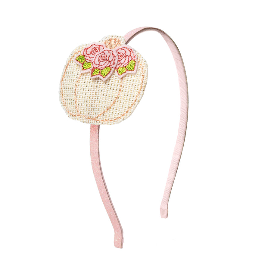 Pumpkin Flower Headband-Sweet Wink-Joanna's Cuties