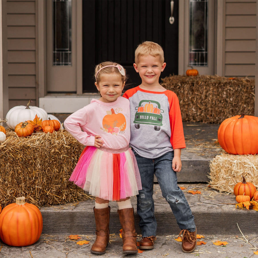 Pumpkin Truck Shirt-Sweet Wink-Joanna's Cuties