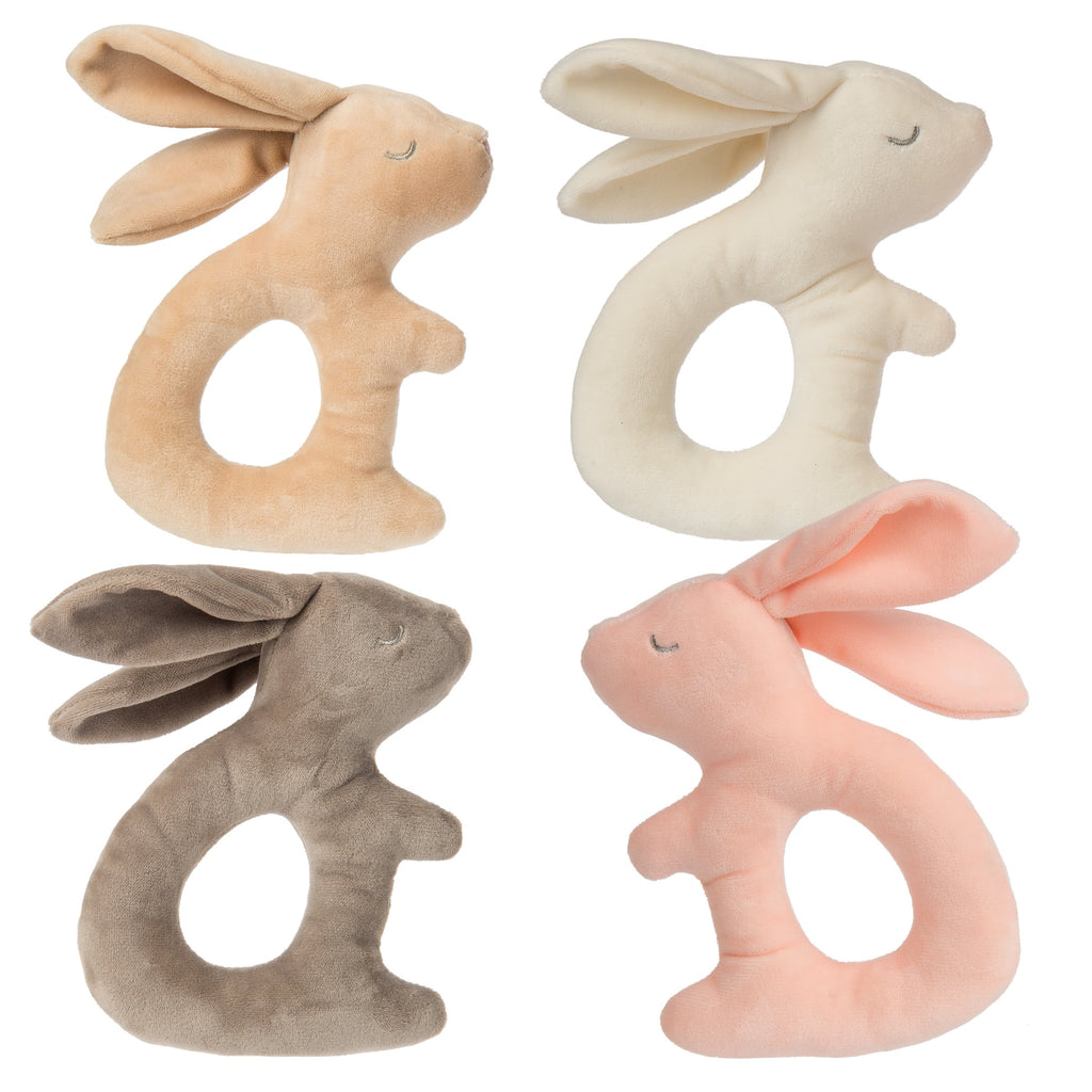 Putty Nursery Bunny Rattle – 6″ - Mary Meyer - joannas-cuties