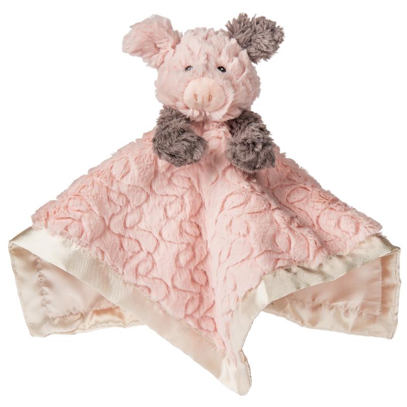 Putty Nursery Piglet Character Blanket – 13×13″ - Mary Meyer - joannas-cuties