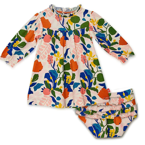 Magnetic Me Dress & Diaper Cover Set - Mayfair Organic Cotton