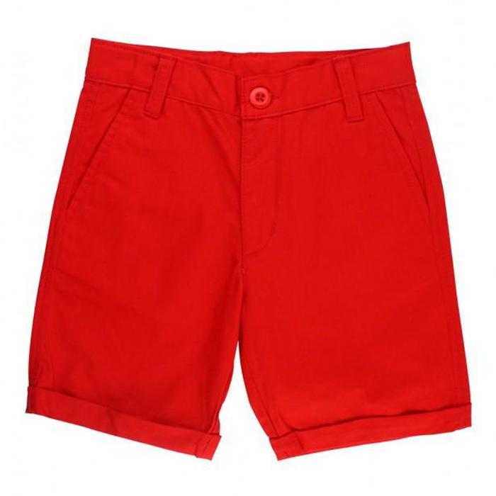 Red Cuffed Chino Shorts - Rugged Butts - joannas-cuties