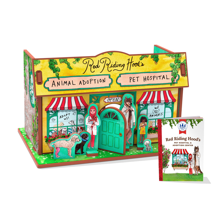 Red Riding Hood's Animal Hospital Book and Playset-Storytime Toys-Joanna's Cuties