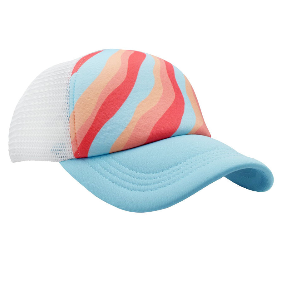 Reef Break Trucker Hat - Rainbow/Blue-HATS & SCARVES-Feather 4 Arrow-Joanna's-Cuties