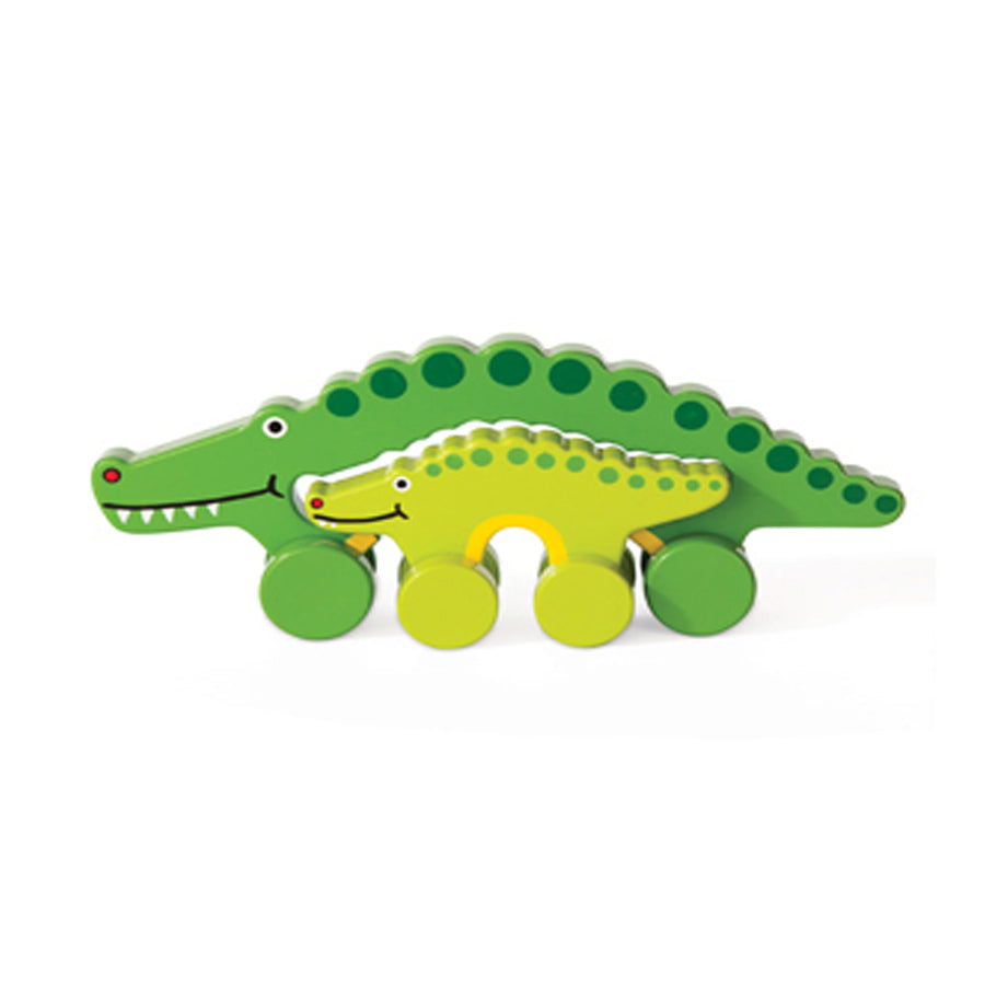 Gator Mommy And Baby Push Toy-Jack Rabbit Creations-Joanna's Cuties