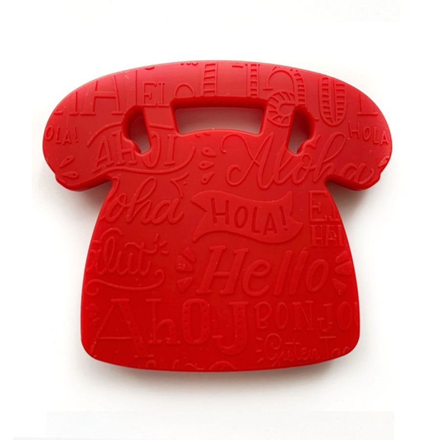 Copy of Rotary Dial Phone Teether - Red-TEETHERS-Gummy Chic-Joannas Cuties