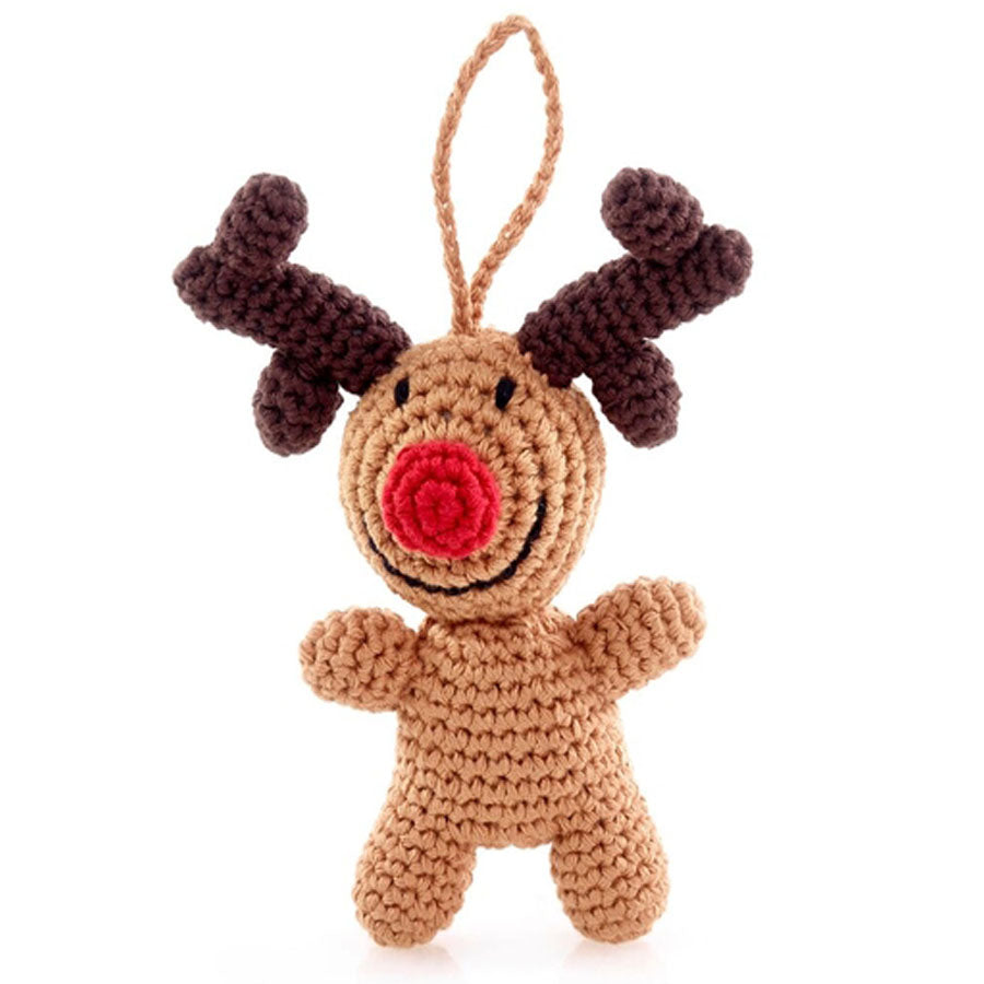 Rudolph Ornament-Pebble-Joanna's Cuties