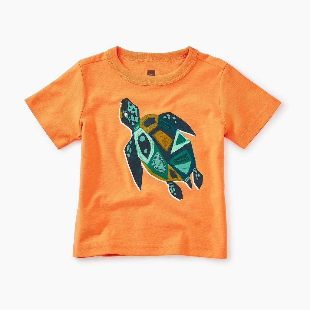Sacred Turtle Baby Graphic Tee - Tea - joannas-cuties