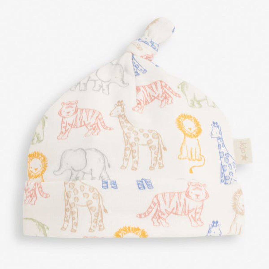 Safari Print Baby Hat-HATS & SCARFS-JoJo Maman Bebe-Joannas Cuties