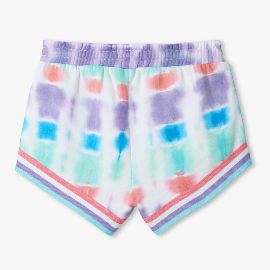 Seaside Tie Dye French Terry Jogging Shorts-BOTTOMS-Hatley-Joannas Cuties