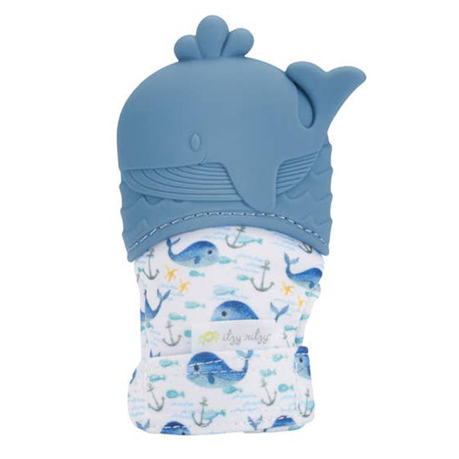 Silicone Teething Mitt - Whale-Itzy Ritzy-Joanna's Cuties