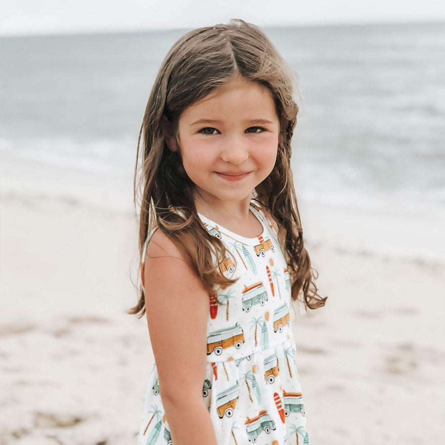 Sleeveless Twirl Dress - Summer Surf-Finn + Emma-Joanna's Cuties