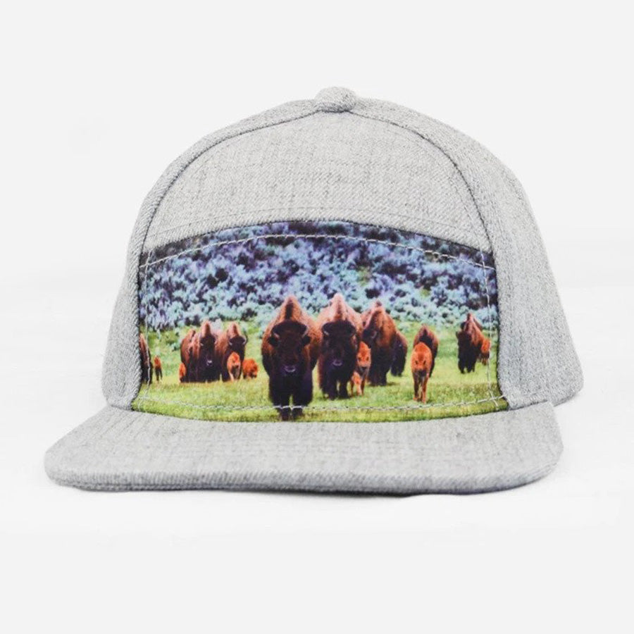 Snapback Bison Hat-The Blueberry Hill-Joanna's Cuties