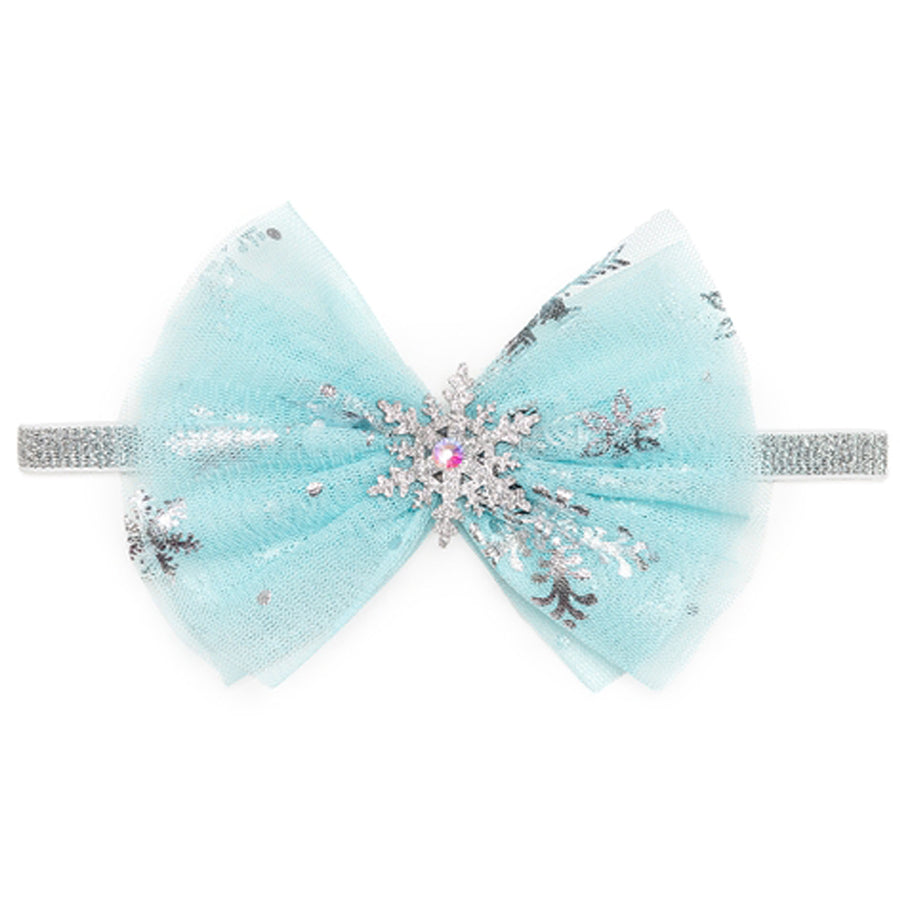 Snow Princess Bow Baby Headband-HEADBANDS-Sweet Wink-Joannas Cuties