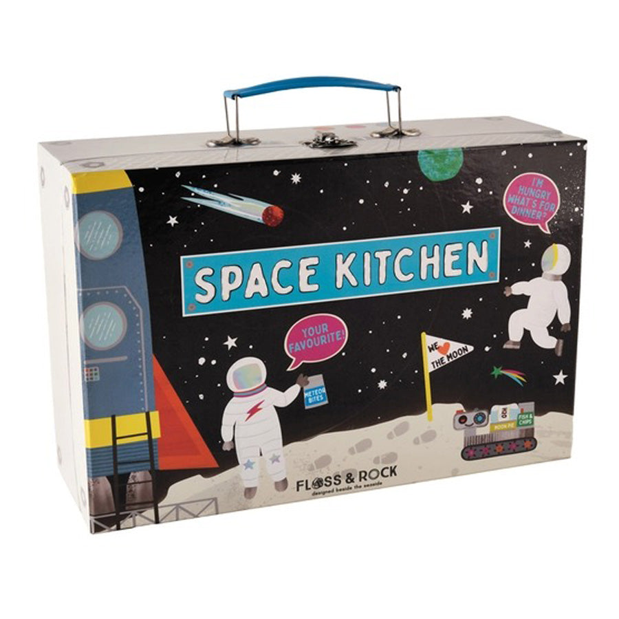 Space Tin Kitchen Set in Rectangular Case-Floss & Rock-Joanna's Cuties