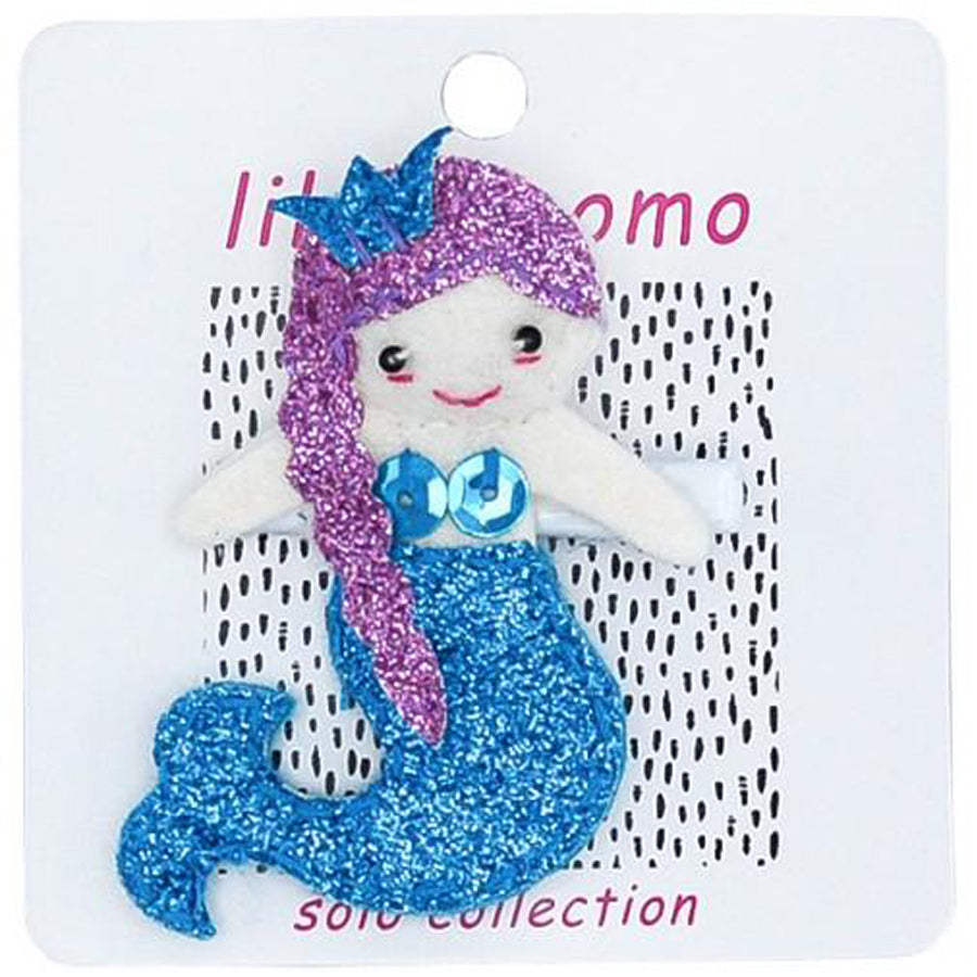 Sparkle Mermaid - Hair Clip-Lily & Momo-Joanna's Cuties
