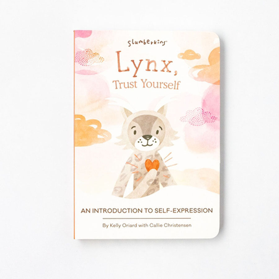 Spotted Lavender Lynx Snuggler - Self Expression-SOFT TOYS-Slumberkins-Joannas Cuties