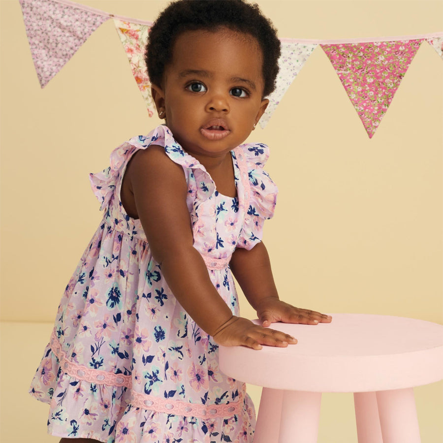 Spring Blooms Baby Party Dress-Hatley-Joanna's Cuties