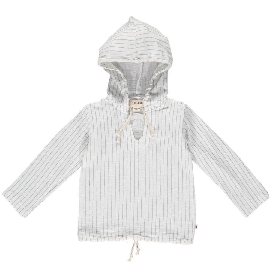 St. Ives Gauze Hooded Top - White-Me + Henry-Joanna's Cuties