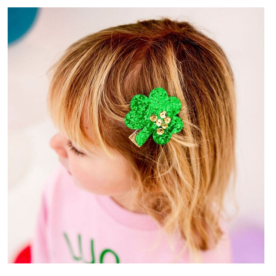 St. Patrick's Day Hair Clip-HAIR CLIPS-Sweet Wink-Joannas Cuties