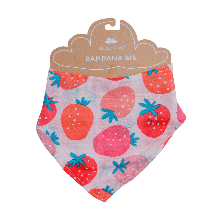 Strawberries Bandana Bib-Angel Dear-Joanna's Cuties