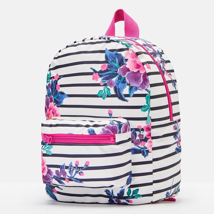 Striped Printed Backpack - Joules - joannas-cuties