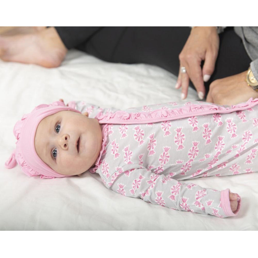 Sugar Baby Modal Magnetic Sack Gown & Hat Set - Magnetic Me - joannas-cuties